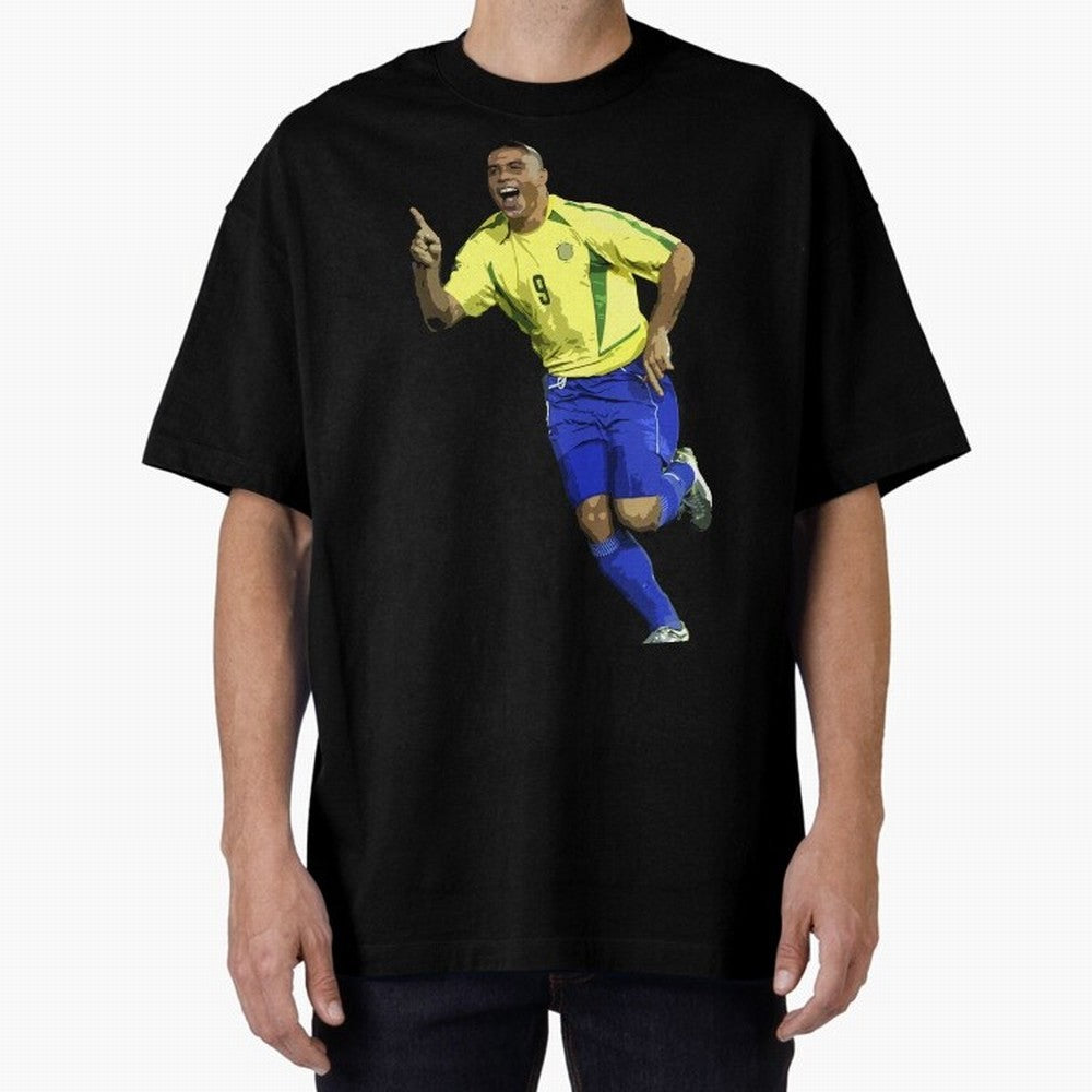 Ronaldo Nazario Oversized T-Shirt Discover Global Football Passion for FIFA World Cup 2026 Group Stage, Centered on Neymar, Haaland and Cristiano Ronaldo, Argentina, Match Day Excitement, Supporter Culture, Golden Goals and Global Football Passion;