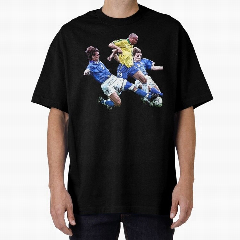 Ronaldo vs Maldini & Cannavaro Oversized T-Shirt Represent Fans Who Live for FIFA World Cup 2026 USA Canada Mexico Inspired by Neymar, Haaland and Cristiano Ronaldo, Germany Energy, Soccer Culture, Superstar Moments, National Team Dreams and