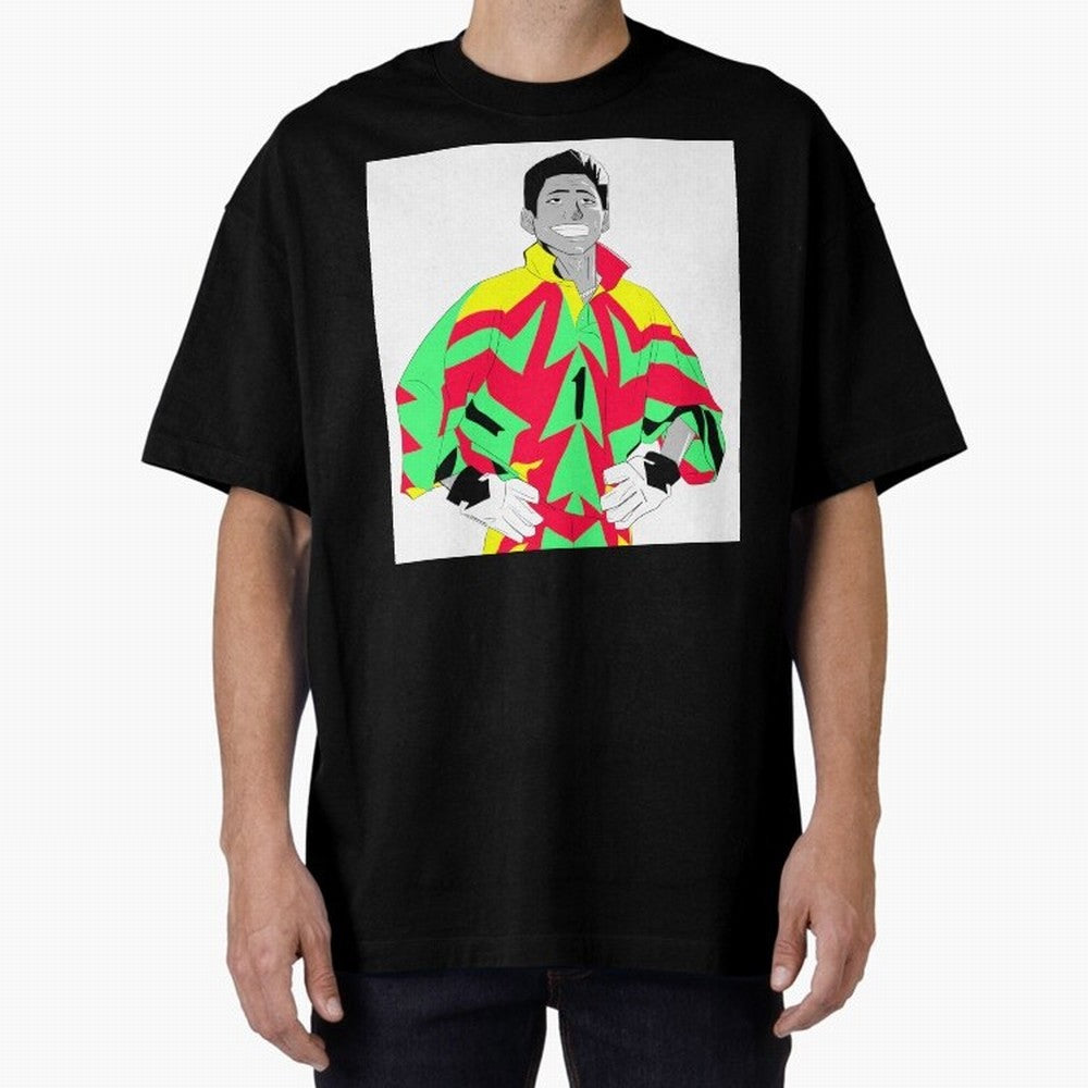 Jorge Campos the legend of soccer football in goal keeper Oversized T-Shirt Embrace FIFA World Cup 2026 Spirit, Connected to Argentina, Mbappe and Neymar, Football Passion, Legendary Performances, Festival Vibes and Supporter Community; Great for