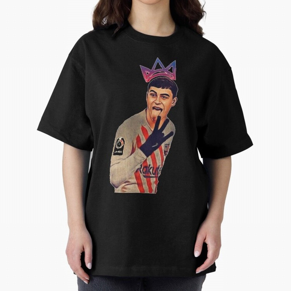 PEDRI Oversized T-Shirt Mark FIFA World Cup 2026 for Fans of Haaland and France and Portugal, Bringing Game Day Rituals, Football Legends, Country Pride and the Road to the Final; Made for Collectors Who Enjoy Iconic Players, Country Pride, Vintage