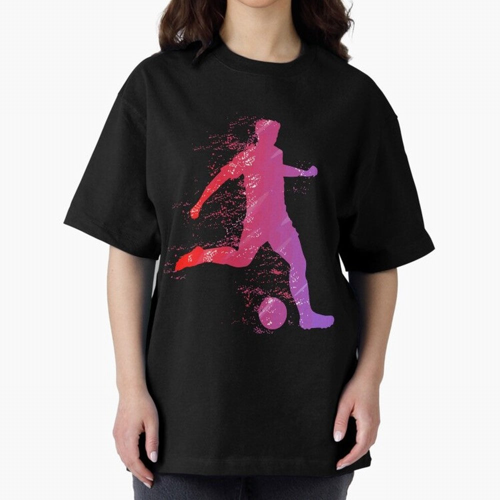 Soccer Player Shoot Oversized T-Shirt Bring a Vintage Feel to the FIFA World Cup 2026 USA Canada Mexico Journey through Messi and Cristiano Ronaldo Highlights, Portugal Pride, Sports Nostalgia, International Competition, Famous Players and