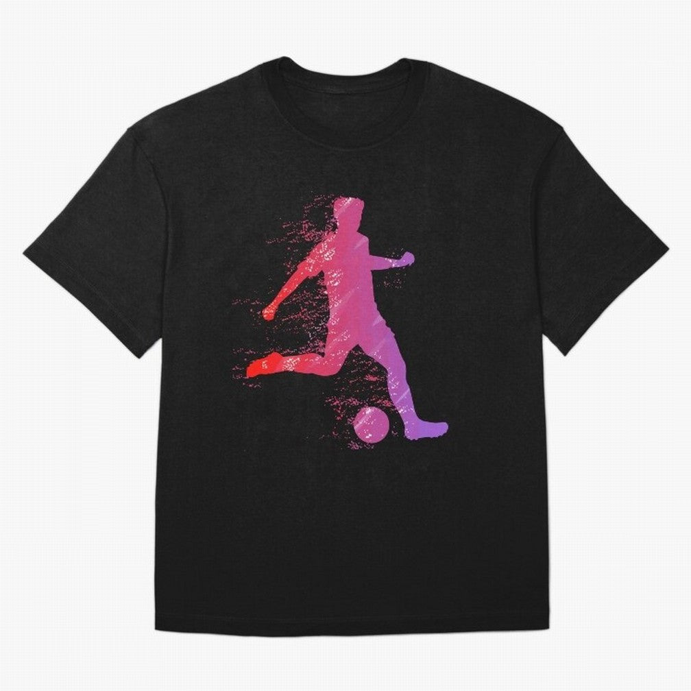Soccer Player Shoot Oversized T-Shirt Bring a Vintage Feel to the FIFA World Cup 2026 USA Canada Mexico Journey through Messi and Cristiano Ronaldo Highlights, Portugal Pride, Sports Nostalgia, International Competition, Famous Players and