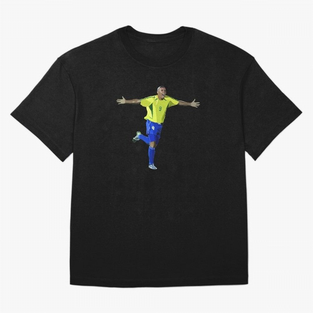 Brazilian Legend Ronaldo Oversized T-Shirt Bring Home Global Football Passion for FIFA World Cup 2026, Connected to Haaland, Portugal, Spain and Germany, Retro Football Energy, Iconic Rivalries, Trophy Chase Drama and Stadium Atmosphere; Made for