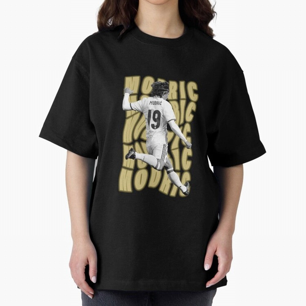 Luka modric Oversized T-Shirt Build FIFA World Cup 2026 USA Canada Mexico for Fans of Haaland and Mbappe and England, France and Netherlands, Bringing Football History, Final Match Energy, Crowd Noise and Once in a Lifetime Moments; Ideal for