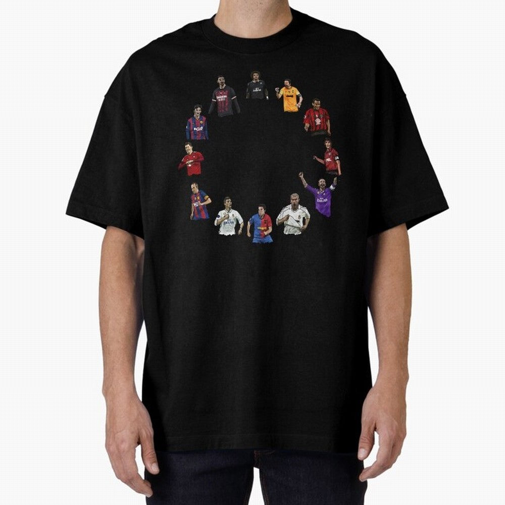 The Best football players Oversized T-Shirt Back Your Heroes with Global Football Passion for FIFA World Cup 2026, with Cristiano Ronaldo, Haaland and CR7, England, France and Netherlands, Tournament Hype, Historic Matchups, Family Viewing Parties