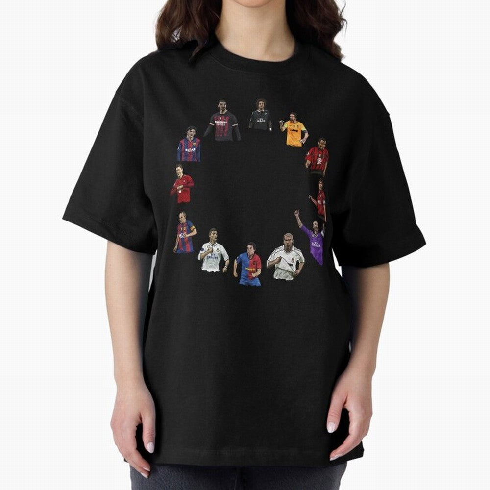 The Best football players Oversized T-Shirt Back Your Heroes with Global Football Passion for FIFA World Cup 2026, with Cristiano Ronaldo, Haaland and CR7, England, France and Netherlands, Tournament Hype, Historic Matchups, Family Viewing Parties
