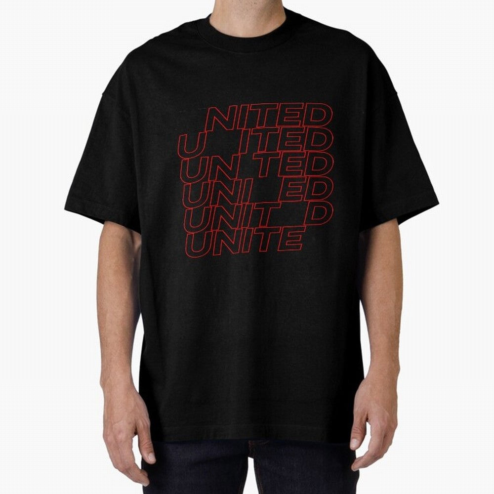 MAN UNITED - 2020 WHITE ILLUSTRATION Oversized T-Shirt Celebrate Classic Football Spirit in FIFA World Cup 2026 USA Canada Mexico Centered on Messi, Brazil Energy, Vintage Soccer Flavor, Modern Football Stars, National Flags and Final Night