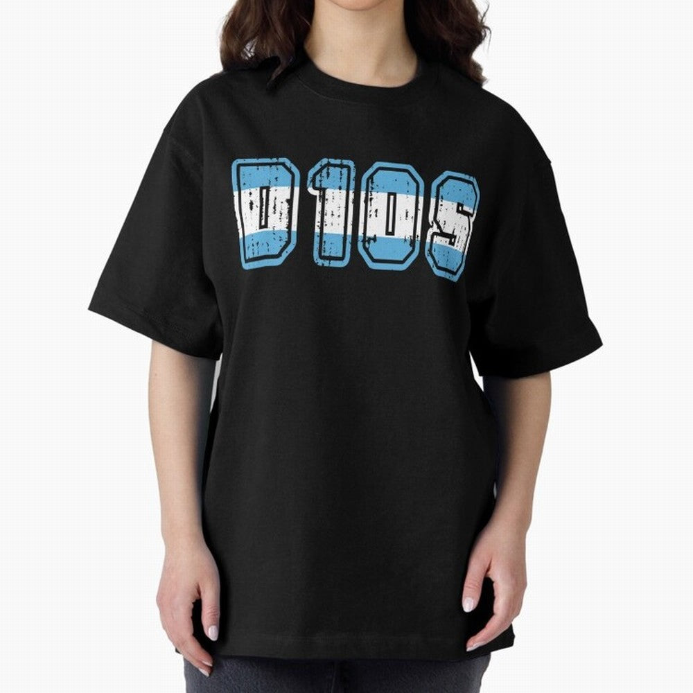 Dios Oversized T-Shirt Make Your Look Match the FIFA World Cup 2026 USA Canada Mexico Journey through Messi and Cristiano Ronaldo Highlights, England and Germany Pride, Championship Spirit, Famous Goals, Roaring Crowds and International Football