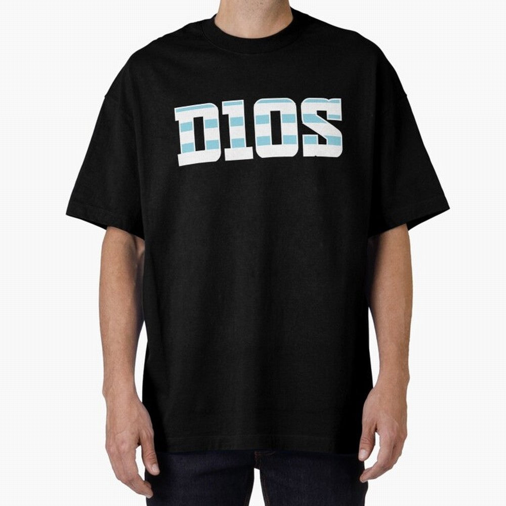 D10S Oversized T-Shirt Turn Up for FIFA World Cup 2026 Built around Messi and Cristiano Ronaldo, Argentina and Brazil Energy, Goal Celebration Energy, Supporter Heritage, Football Icons and Worldwide Tournament Joy; Made for Die Hard Supporters,
