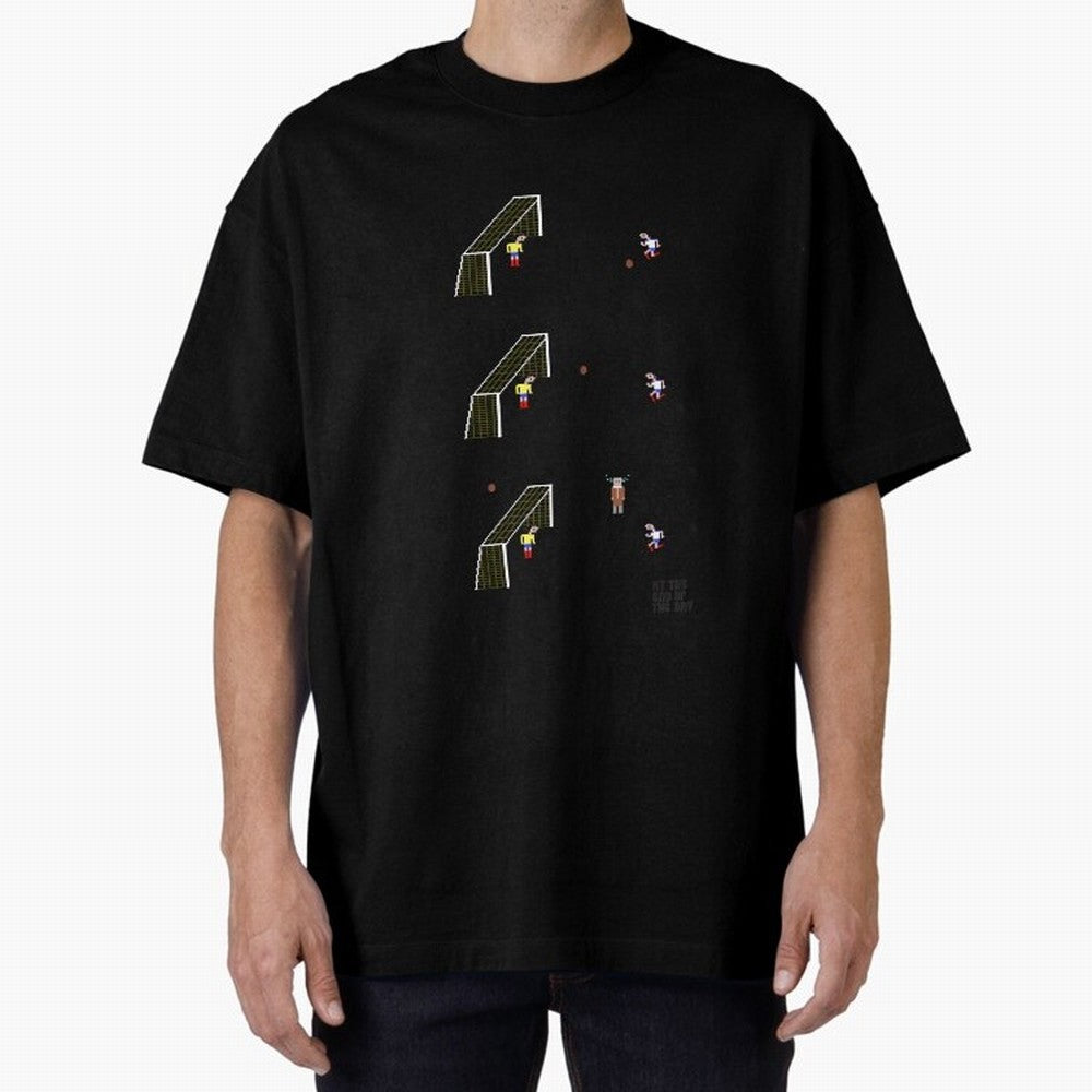 Penalty miss Oversized T-Shirt Embrace Global Football Passion for FIFA World Cup 2026, Built around Messi, Neymar and Mbappe, Argentina, France and Brazil, Stadium Memories, Football Loyalty, International Chants and Championship Tradition; Built