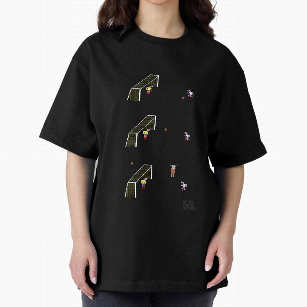 Penalty miss Oversized T-Shirt Embrace Global Football Passion for FIFA World Cup 2026, Built around Messi, Neymar and Mbappe, Argentina, France and Brazil, Stadium Memories, Football Loyalty, International Chants and Championship Tradition; Built