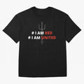 I am red, I am United Oversized T-Shirt Enjoy the FIFA World Cup 2026 Group Stage Journey through Messi and Cristiano Ronaldo Highlights, Spain Pride, Fan Favorite Moments, National Team Passion, Big Match Drama and Soccer History; Created for