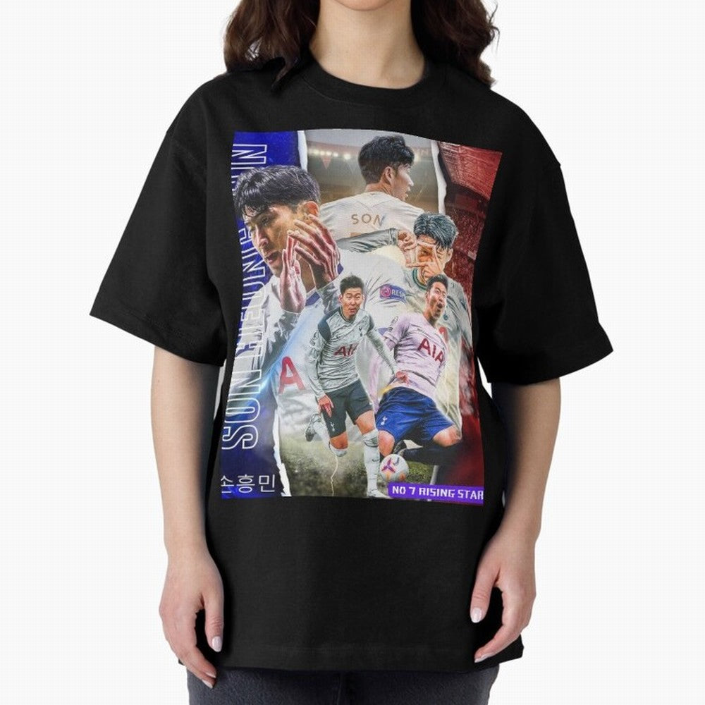 THE 7 STAR SON HEUNG MIN SPECIAL ON REDBUBBLE Oversized T-Shirt Build FIFA World Cup 2026 Group Stage Spirit, Made for France and Portugal, Messi, Classic Soccer Heritage, Championship Pressure, Fan Loyalty and International Pride; Ideal for