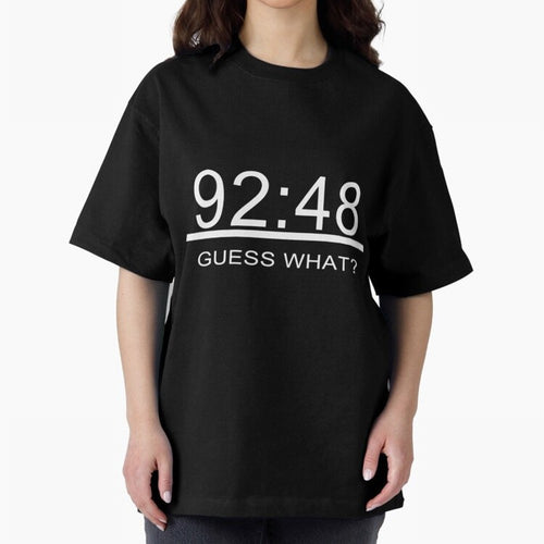 92:48 Guess what? Oversized T-Shirt Honor Champions and Dreams in FIFA World Cup 2026 Spirit, Built around England, France and Netherlands, CR7 and Messi, Stadium Chants, National Pride, Trophy Dreams and Unforgettable Football Memories; Perfect