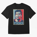 Figo Oversized T-Shirt Stand Proud for FIFA World Cup 2026 for Fans of Neymar and Argentina, Bringing Classic Soccer Heritage, Championship Pressure, Fan Loyalty and International Pride; Ideal for Passionate Fans Who Love Underdog Stories,