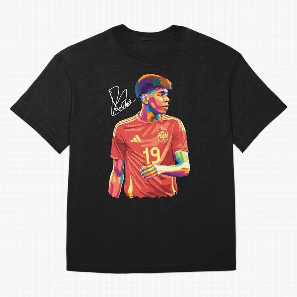 Lamine Yamal Pop Art Oversized T-Shirt Bring Legendary Rivalry Energy to FIFA World Cup 2026 USA Canada Mexico Featuring CR7 and Messi, England and Germany Energy, Goal Celebration Energy, Supporter Heritage, Football Icons and Worldwide Tournament