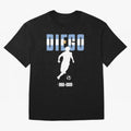 Diego 1960-2020 Oversized T-Shirt Support Iconic Players in FIFA World Cup 2026 Spirit, Made for Argentina, Messi and Cristiano Ronaldo, Retro Football Energy, Iconic Rivalries, Trophy Chase Drama and Stadium Atmosphere; Great for Supporters Who