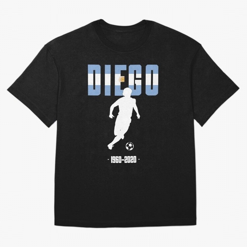Diego 1960-2020 Oversized T-Shirt Support Iconic Players in FIFA World Cup 2026 Spirit, Made for Argentina, Messi and Cristiano Ronaldo, Retro Football Energy, Iconic Rivalries, Trophy Chase Drama and Stadium Atmosphere; Great for Supporters Who