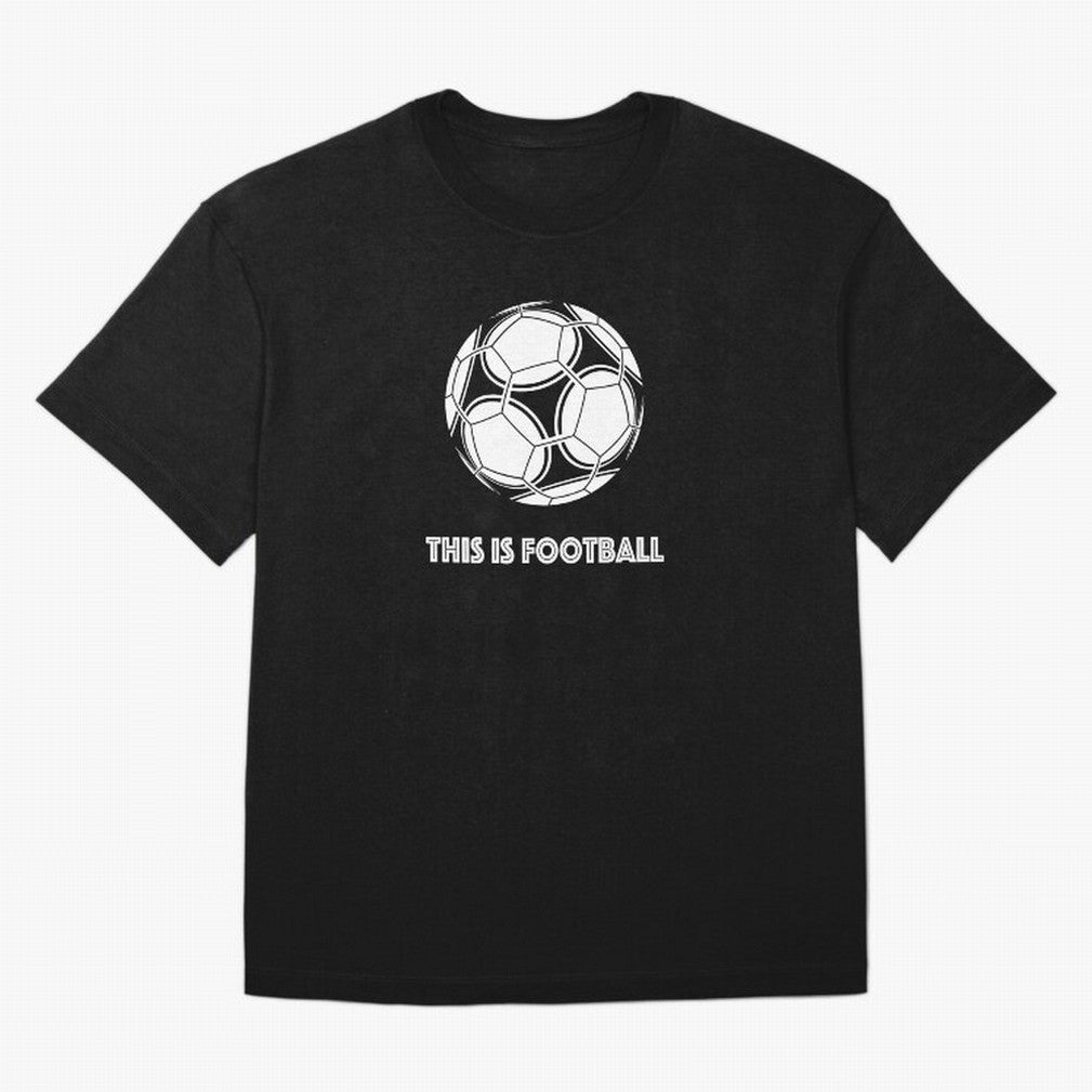 This Is Football Oversized T-Shirt Make Your Look Match Match Day Hype around FIFA World Cup 2026, CR7, Argentina, Football History, Final Match Energy, Crowd Noise and Once in a Lifetime Moments; Ideal for Football Dads, Football Moms, Friends,