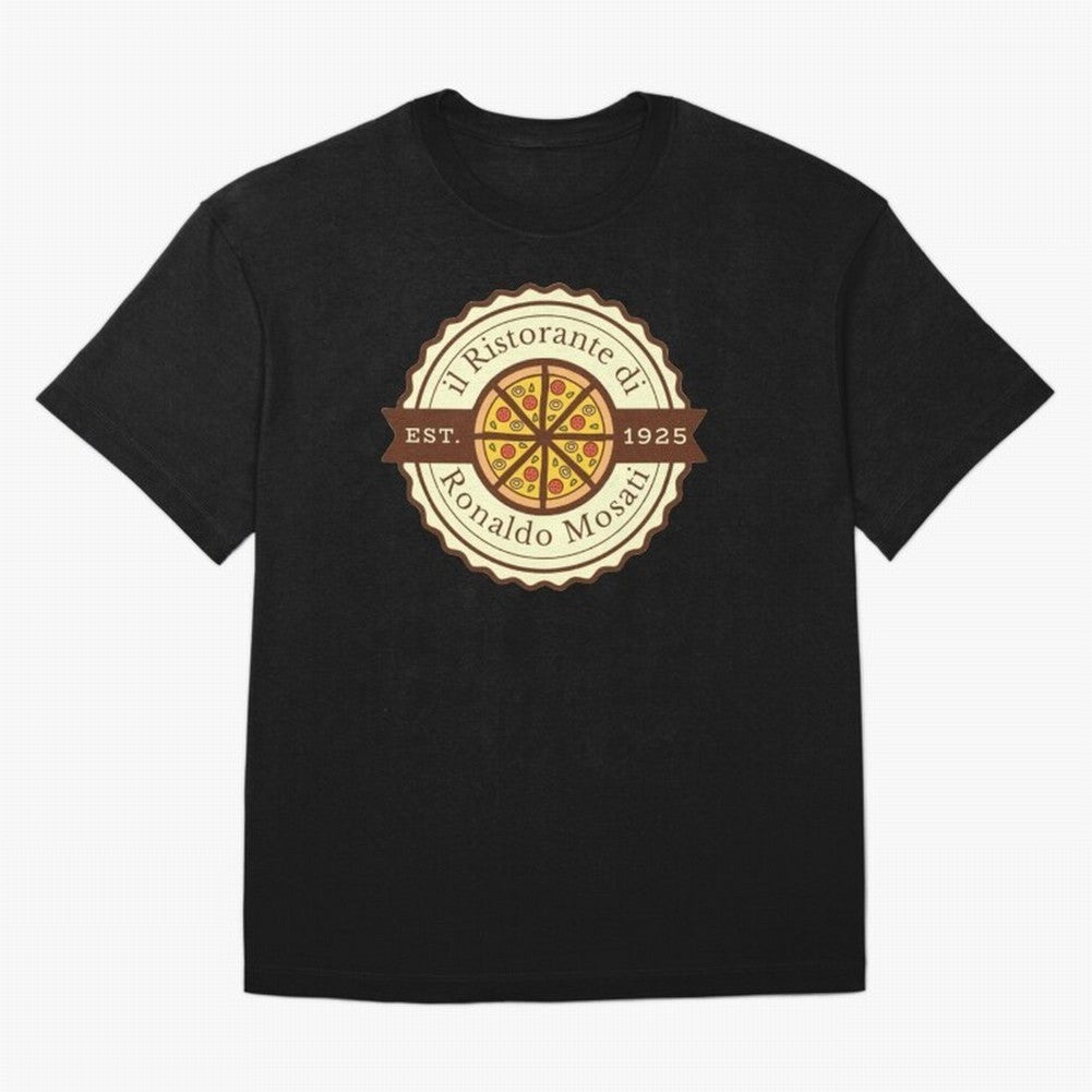 il Ristorante di Ronaldo Mosati Oversized T-Shirt Celebrate the Magic of the FIFA World Cup 2026 Journey through CR7 and Messi Highlights, Brazil Pride, Vintage Soccer Flavor, Modern Football Stars, National Flags and Final Night Emotion; Made for