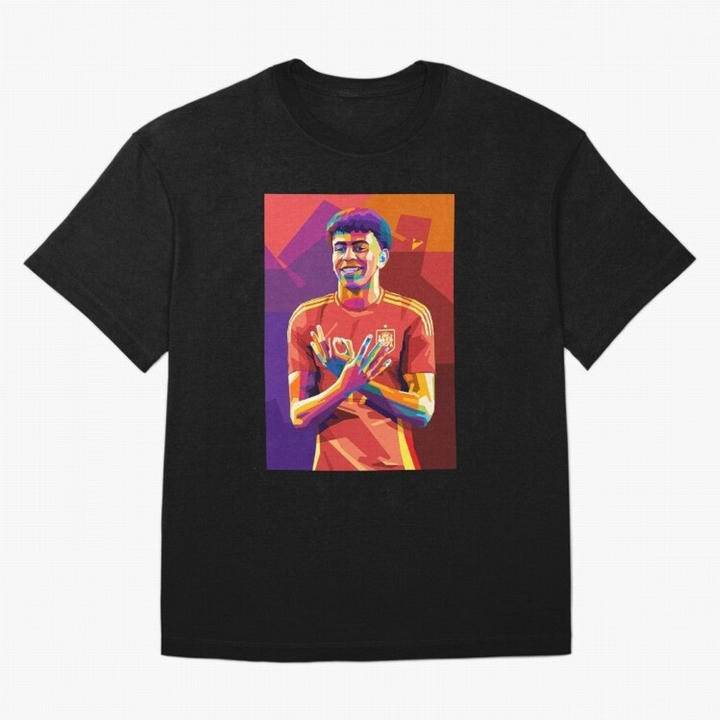 Lamine Yamal Spain Oversized T-Shirt Build Global Football Passion for FIFA World Cup 2026 Group Stage, with Messi, Neymar and Mbappe, France and Portugal, Football History, Final Match Energy, Crowd Noise and Once in a Lifetime Moments; Perfect