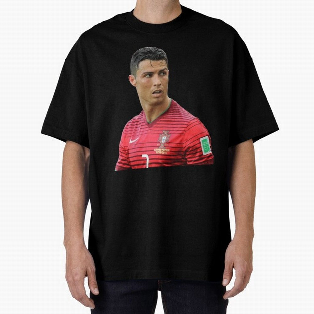 Ronaldo @AmazinProDesign Oversized T-Shirt Unlock Match Day Hype around FIFA World Cup 2026 Group Stage, Haaland, Brazil, Football Festival Excitement, Trophy Ambitions, Country Rivalries and Star Player Buzz; Great for Supporters Who Love