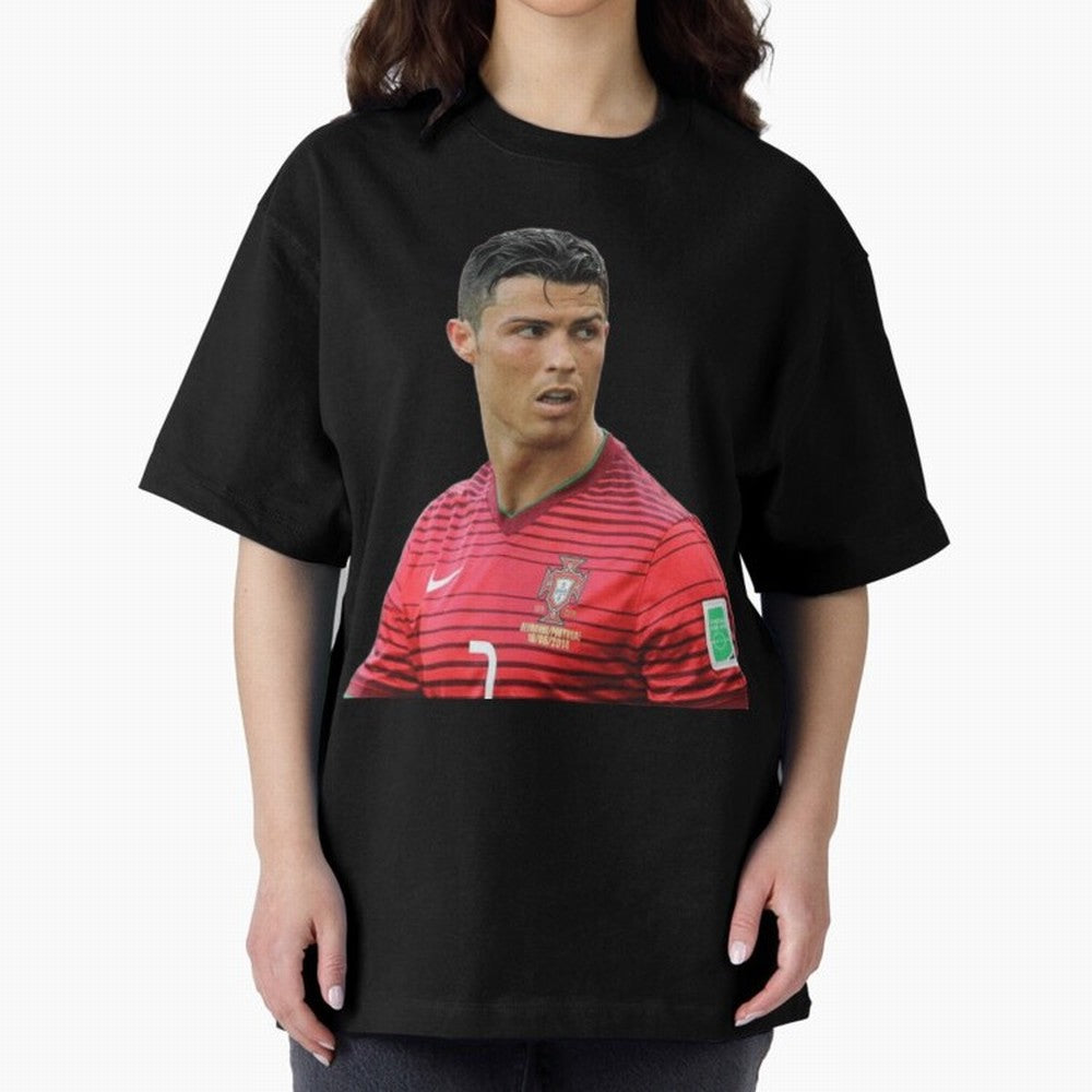 Ronaldo @AmazinProDesign Oversized T-Shirt Unlock Match Day Hype around FIFA World Cup 2026 Group Stage, Haaland, Brazil, Football Festival Excitement, Trophy Ambitions, Country Rivalries and Star Player Buzz; Great for Supporters Who Love