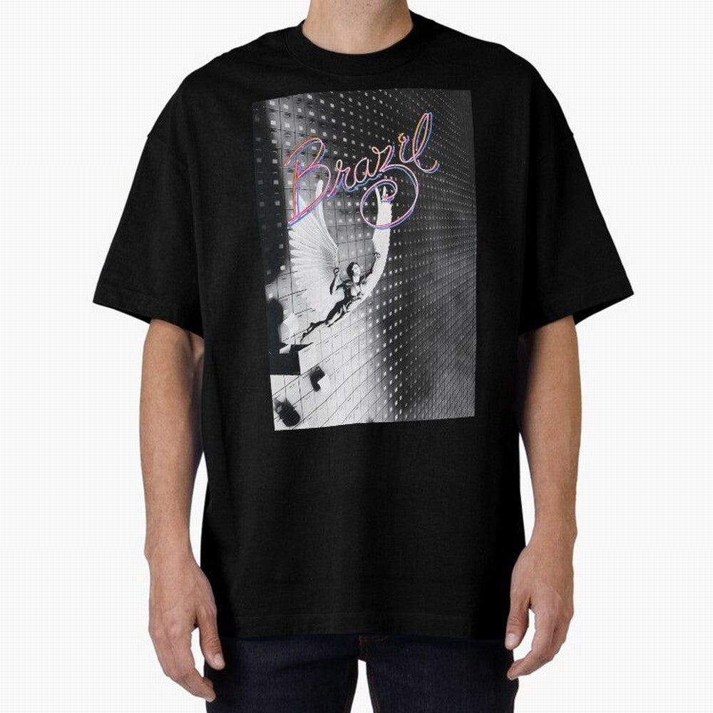 Brazil Oversized T-Shirt Feel the Trophy Chase of Global Football Passion for FIFA World Cup 2026, Inspired by CR7 and Messi, France, Stadium Chants, National Pride, Trophy Dreams and Unforgettable Football Memories; Made for Die Hard Supporters,