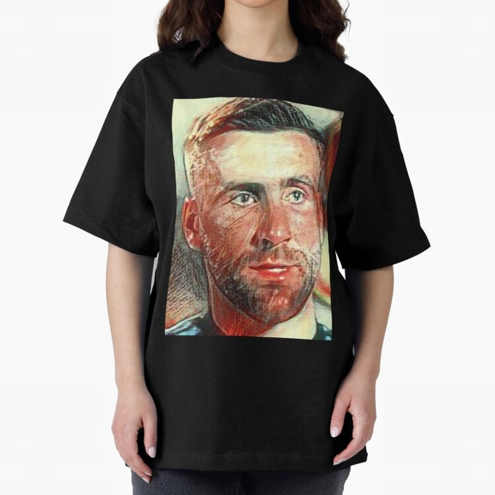 Luke Shaw Oversized T-Shirt Show Your Stadium Side during Match Day Hype around FIFA World Cup 2026 Group Stage, Neymar, Brazil, Global Supporter Spirit, Legendary Goals, National Colors and Tournament Celebration; Great for Watch Parties, Sports
