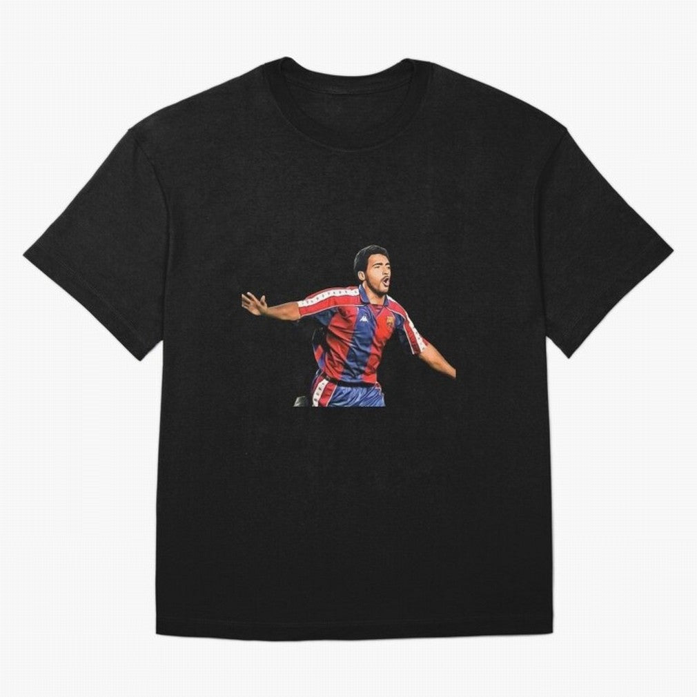 Legends of The Beautiful Game Cartoon Collection Legends Romario Cartoon Artwork162 Oversized T-Shirt Turn Every Weekend Toward the FIFA World Cup 2026 USA Canada Mexico Journey through Haaland and Mbappe Highlights, Spain Pride, Football Festival