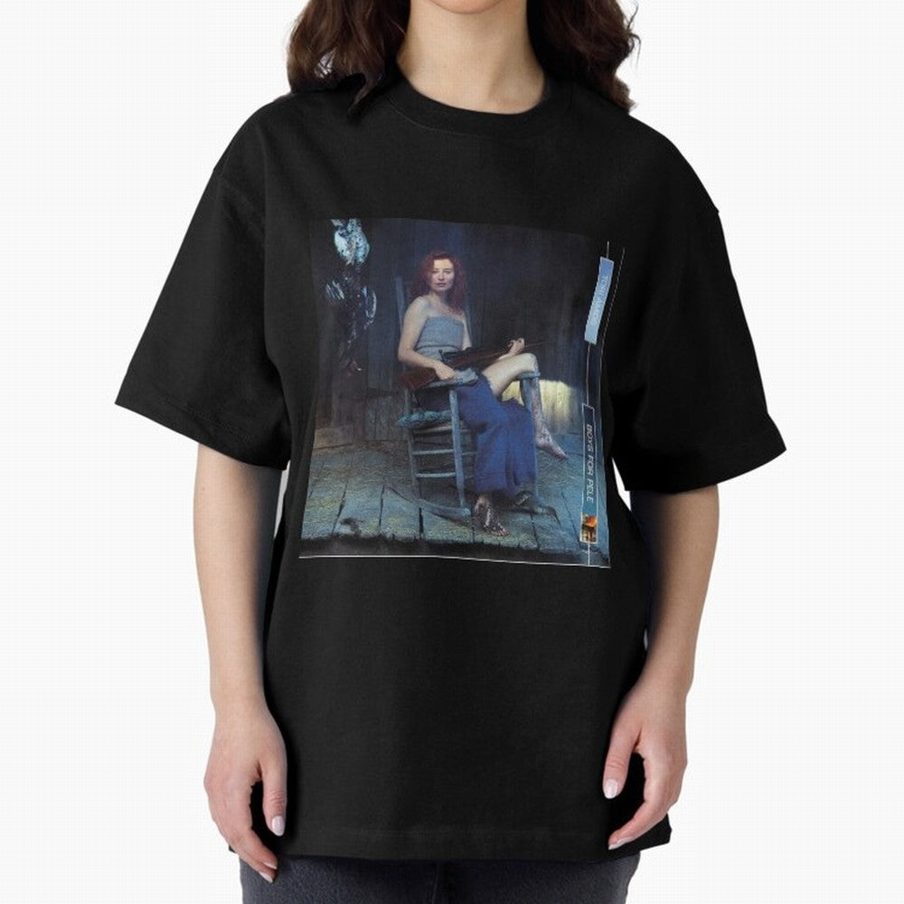 Tori Amos Boys For Pele Album Promo Art Retro Print Oversized T-Shirt Make Memories around FIFA World Cup 2026 USA Canada Mexico Spirit, Celebrating England, Messi, Neymar and Mbappe, Football Passion, Legendary Performances, Festival Vibes and