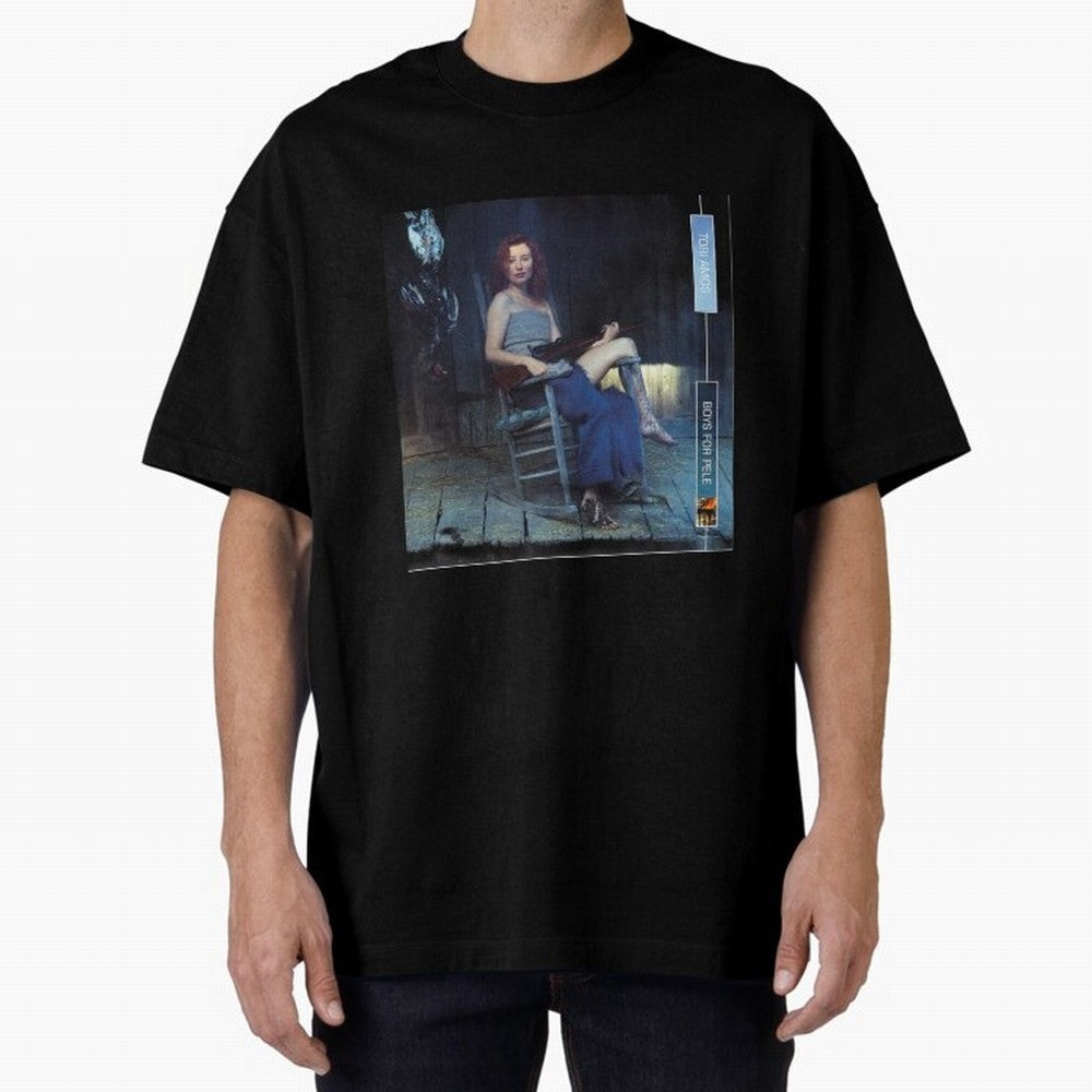 Tori Amos Boys For Pele Album Promo Art Retro Print Oversized T-Shirt Make Memories around FIFA World Cup 2026 USA Canada Mexico Spirit, Celebrating England, Messi, Neymar and Mbappe, Football Passion, Legendary Performances, Festival Vibes and