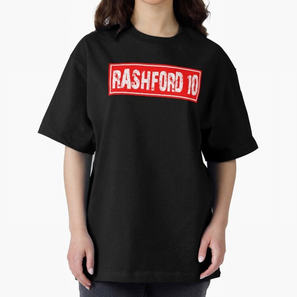 Marcus Rashford Oversized T-Shirt Turn Up for Match Day Hype around FIFA World Cup 2026 USA Canada Mexico, Messi, Neymar and Mbappe, Spain, Sports Nostalgia, International Competition, Famous Players and Unforgettable Victories; Great for