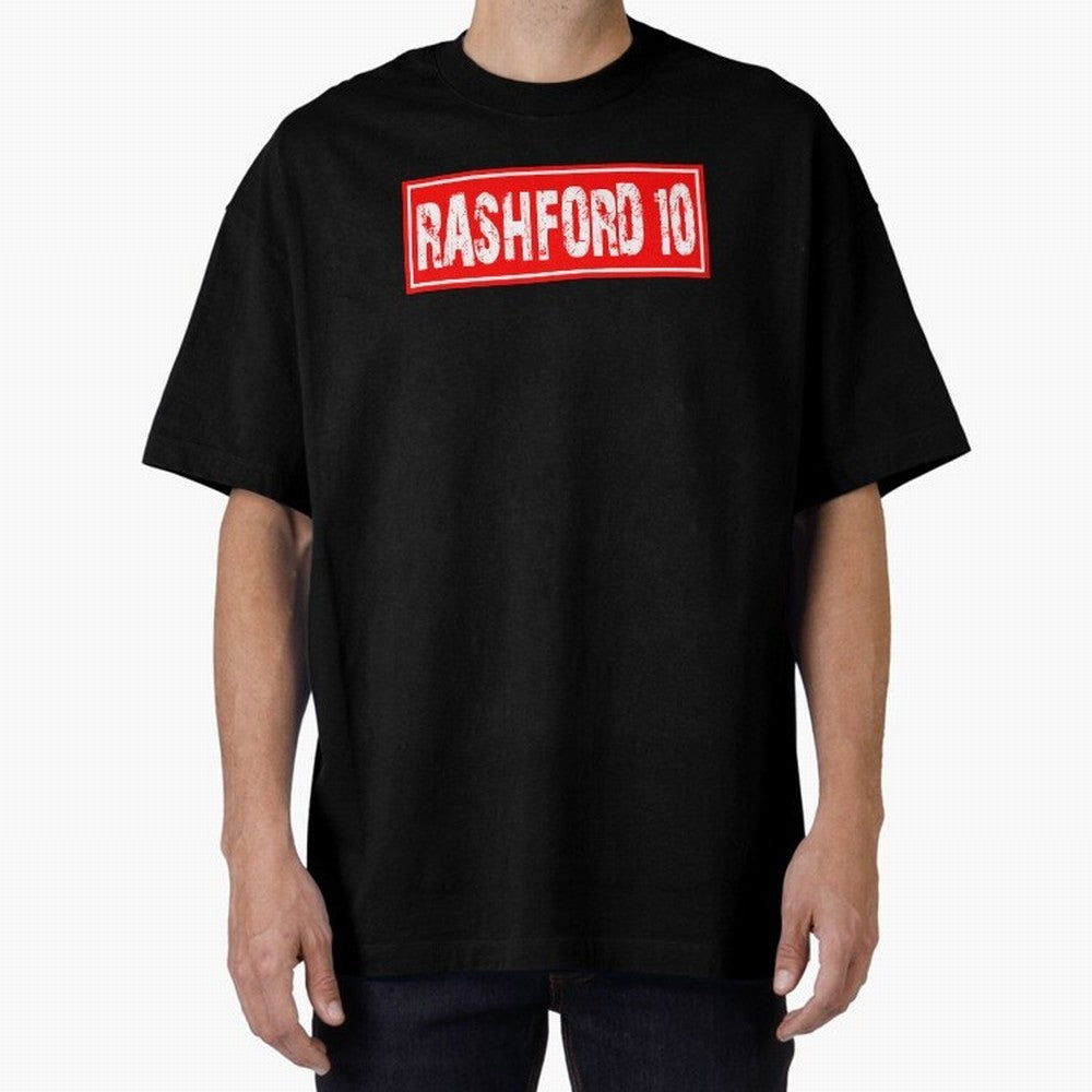 Marcus Rashford Oversized T-Shirt Turn Up for Match Day Hype around FIFA World Cup 2026 USA Canada Mexico, Messi, Neymar and Mbappe, Spain, Sports Nostalgia, International Competition, Famous Players and Unforgettable Victories; Great for