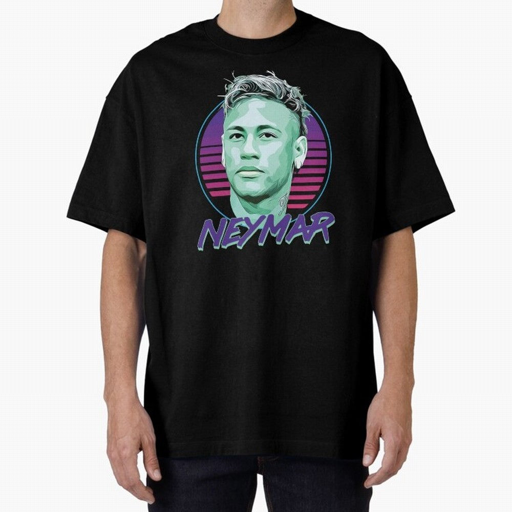 Neymar JR Oversized T-Shirt Turn Every Weekend Toward the FIFA World Cup 2026 USA Canada Mexico Journey through Neymar, Haaland and Cristiano Ronaldo Highlights, Brazil, Portugal and Argentina Pride, Goal Celebration Energy, Supporter Heritage,
