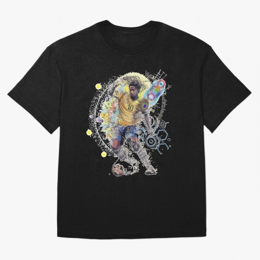 Ronaldin Football Player Oversized T-Shirt Join the Countdown to the FIFA World Cup 2026 Journey through Haaland and Mbappe Highlights, Spain Pride, Supporter Pride, Iconic Celebrations, Legendary Names and Global Match Day Energy; Created for
