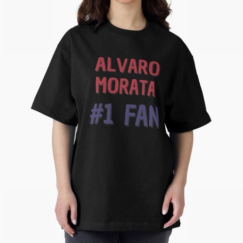 Alvaro Morata - #1 Fan Oversized T-Shirt Carry the Colors and Pride of the FIFA World Cup 2026 USA Canada Mexico Journey through Messi Highlights, England Pride, Match Day Excitement, Supporter Culture, Golden Goals and Global Football Passion;