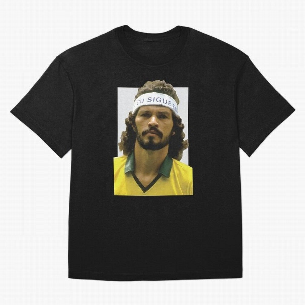 Scrates Football legend Oversized T-Shirt Wear the Spirit of Match Day Hype around FIFA World Cup 2026, CR7 and Messi, England, France and Netherlands, Stadium Memories, Football Loyalty, International Chants and Championship Tradition; Perfect for