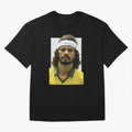 Scrates Football legend Oversized T-Shirt Wear the Spirit of Match Day Hype around FIFA World Cup 2026, CR7 and Messi, England, France and Netherlands, Stadium Memories, Football Loyalty, International Chants and Championship Tradition; Perfect for