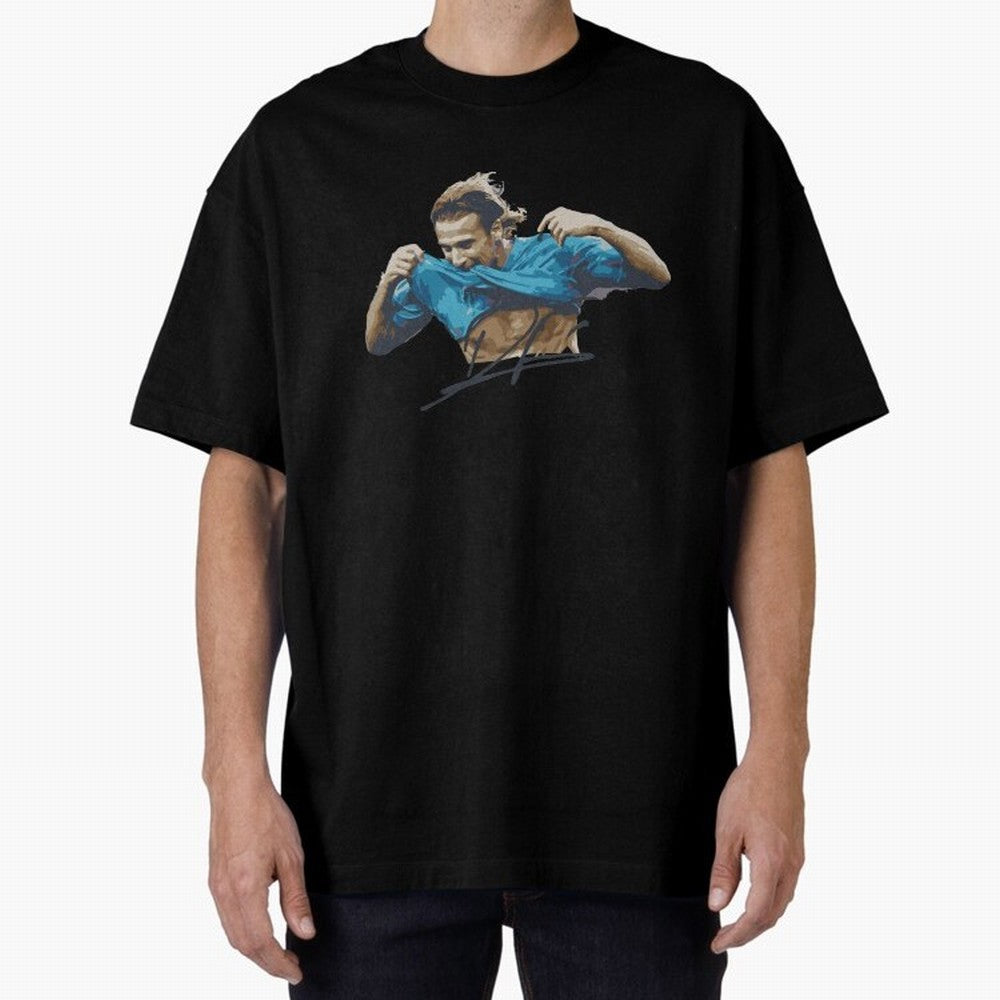 Diego Forlan Football Legends Oversized T-Shirt Bring Match Day Fire to Match Day Hype around FIFA World Cup 2026, Messi and Cristiano Ronaldo, England, France and Netherlands, Tournament Hype, Historic Matchups, Family Viewing Parties and Global