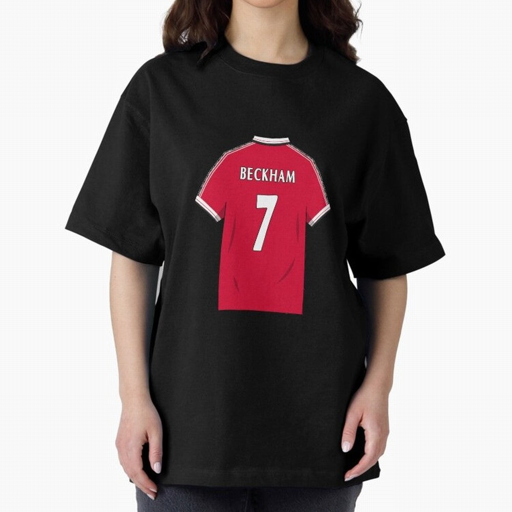 David Beckham 1999 Jersey Oversized T-Shirt Discover the FIFA World Cup 2026 Group Stage Journey through Mbappe and Neymar Highlights, Netherlands Pride, Football Passion, Legendary Performances, Festival Vibes and Supporter Community; Great for