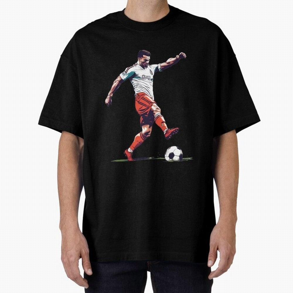 England Soccer Oversized T-Shirt Stand with Global Football Passion for FIFA World Cup 2026, Inspired by Messi, Neymar and Mbappe, Argentina and Brazil, Champion Mindset, Group Stage Buzz, Knockout Tension and Passionate Fan Culture; Created for