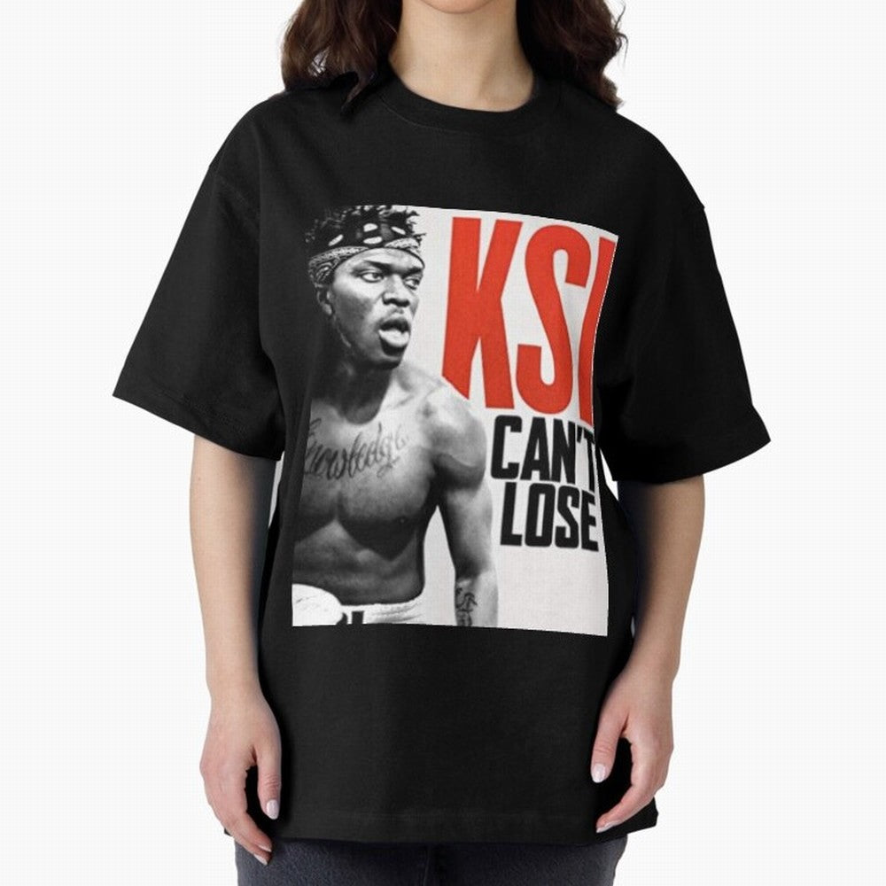 ksi Oversized T-Shirt Share the Excitement of Match Day Hype around FIFA World Cup 2026 Group Stage, Cristiano Ronaldo, Argentina and Brazil, Retro Football Energy, Iconic Rivalries, Trophy Chase Drama and Stadium Atmosphere; Created for Match Day