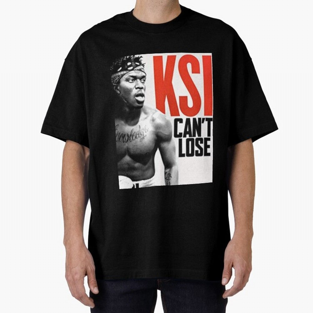 ksi Oversized T-Shirt Share the Excitement of Match Day Hype around FIFA World Cup 2026 Group Stage, Cristiano Ronaldo, Argentina and Brazil, Retro Football Energy, Iconic Rivalries, Trophy Chase Drama and Stadium Atmosphere; Created for Match Day