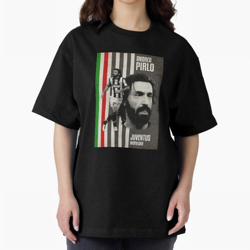andrea pirlo juventus midfielder Oversized T-Shirt Join Supporters Worldwide for FIFA World Cup 2026 USA Canada Mexico with Cristiano Ronaldo, England and Germany Energy, Global Supporter Spirit, Legendary Goals, National Colors and Tournament
