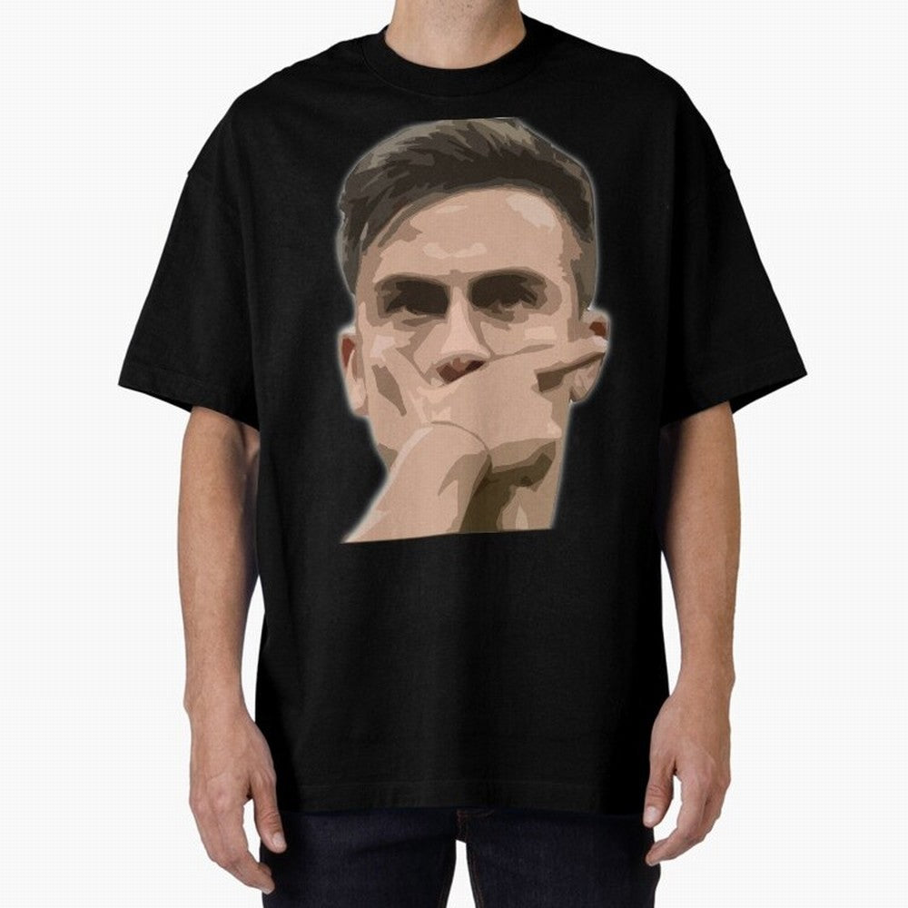 Dybala Oversized T-Shirt Feel International Energy from FIFA World Cup 2026 USA Canada Mexico for Fans of Mbappe and Argentina, France and Brazil, Bringing Goal Celebration Energy, Supporter Heritage, Football Icons and Worldwide Tournament Joy;