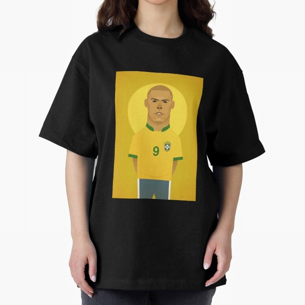 Brazilian Football Player from Milano Oversized T-Shirt Bring Bold Fan Energy to FIFA World Cup 2026 USA Canada Mexico for Fans of Mbappe and France, Bringing Champion Mindset, Group Stage Buzz, Knockout Tension and Passionate Fan Culture; Made for
