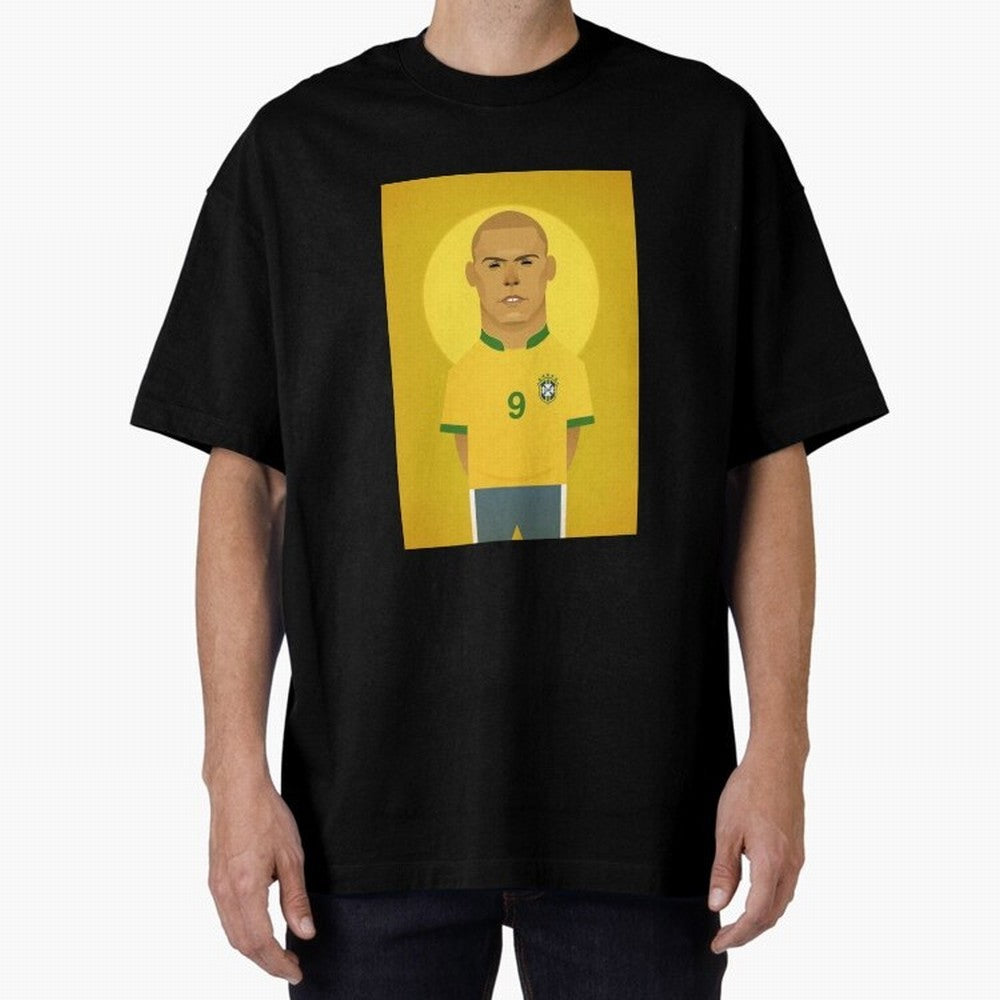 Brazilian Football Player from Milano Oversized T-Shirt Bring Bold Fan Energy to FIFA World Cup 2026 USA Canada Mexico for Fans of Mbappe and France, Bringing Champion Mindset, Group Stage Buzz, Knockout Tension and Passionate Fan Culture; Made for