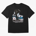 Street Soccer in my Hood Oversized T-Shirt Represent FIFA World Cup 2026 Built around Neymar, Haaland and Cristiano Ronaldo, Argentina Energy, Championship Spirit, Famous Goals, Roaring Crowds and International Football Unity; Perfect for Fans,