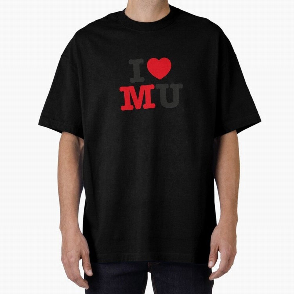 I Love Manchester Oversized T-Shirt Represent Fans Who Live for the FIFA World Cup 2026 USA Canada Mexico Journey through Messi, CR7 and Mbappe Highlights, Portugal, Spain and Germany Pride, Retro Football Energy, Iconic Rivalries, Trophy Chase